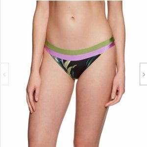 Seafolly Banded Brazilian, black
